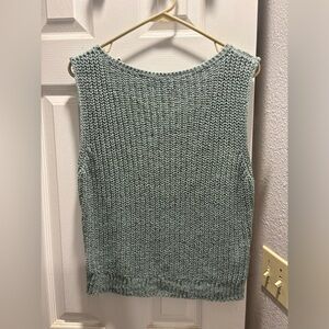 Abercrombie & Fitch Green Knit Tank Top